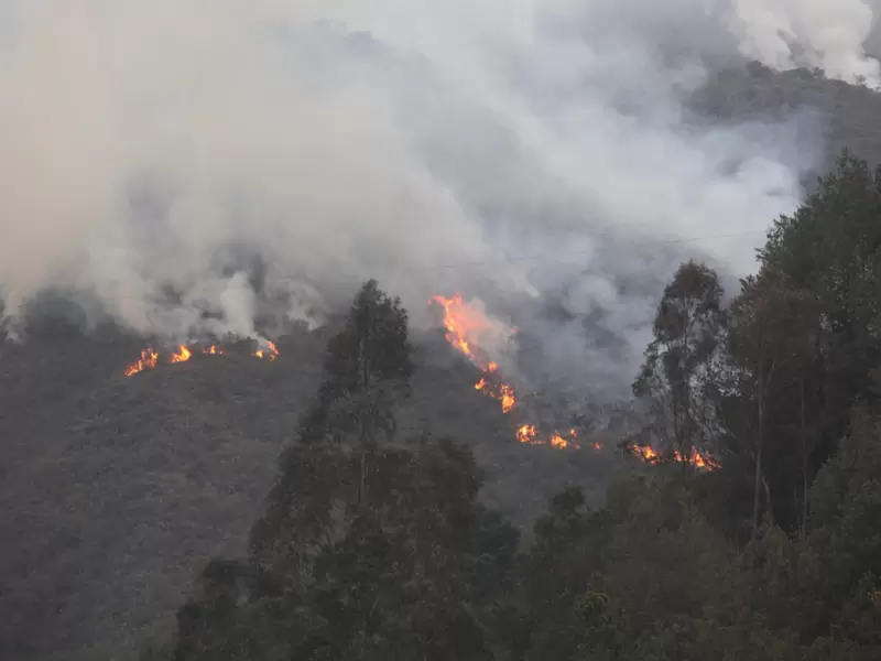 Incendios forestales en Cundinamarca