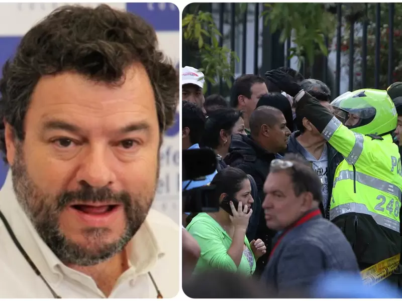 "Tenemos que rodear y solidarizarnos con la Policía", dijo Carlos Negret. "Tenemos que rodear y solidarizarnos con la Policía", dijo Carlos Negret.