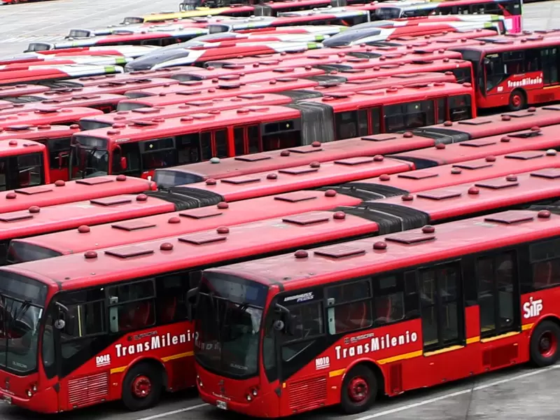 Transmilenio vandalizado