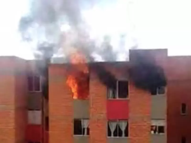 Incendio en apartamento de Fusagasugá Incendio en apartamento de Fusagasugá