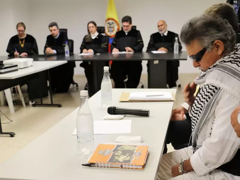 Jesús Santrich en audiencia en La Picota Jesús Santrich en audiencia en La Picota