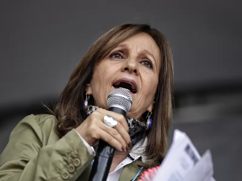 La exrepresentante Ángela María Robledo.