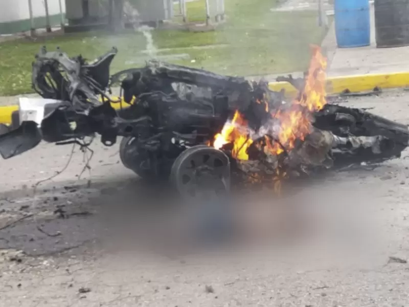 Lamentable atentado con carro bomba en la escuela General Santander de la Policía