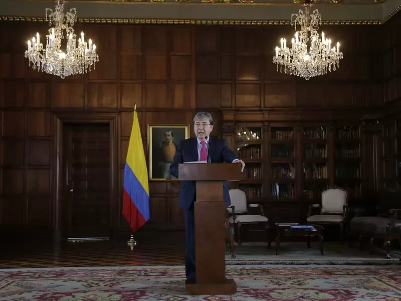 El canciller colombiano Carlos Holmes Trujillo