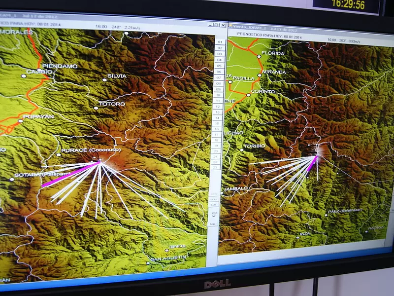 Monitoreo del Volcán Nevado del Huila