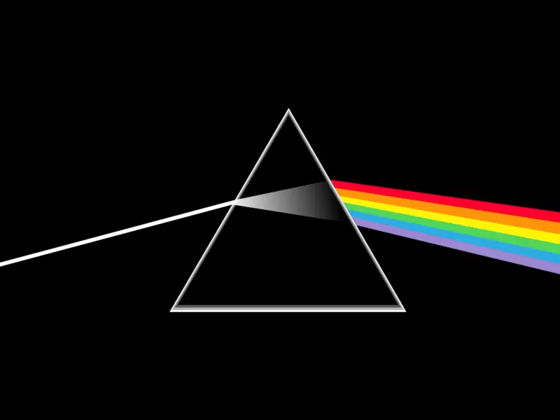 Portada del disco The Dark Side of the Moon, de Pink Floyd