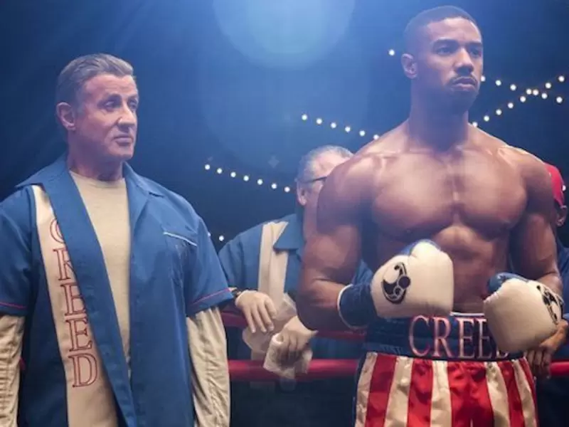 Sylvester Stallone y Michael B. Jordan en 'Creed 2' Sylvester Stallone y Michael B. Jordan en 'Creed 2'