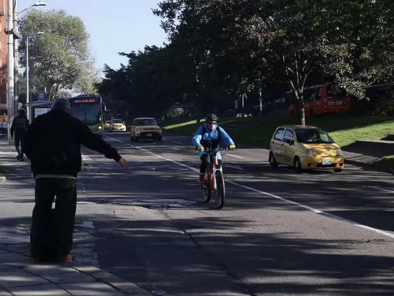 Día sin carro en Bogotá