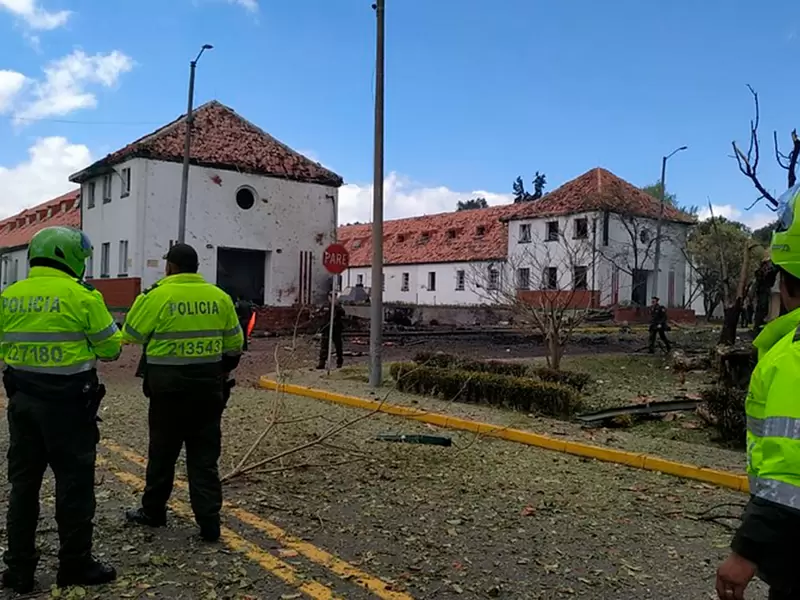 La Escuela General Santander, tras el atentado del 17 de enero de 2019