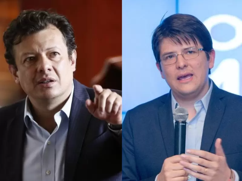 Holman Morris y Miguel Uribe Turbay