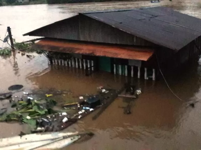 La Ccreciente del Rio Iscuandé afecto a varas veredas.
