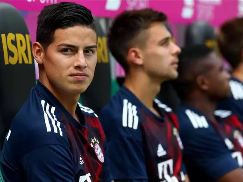 James Rodríguez, suplente del Bayern