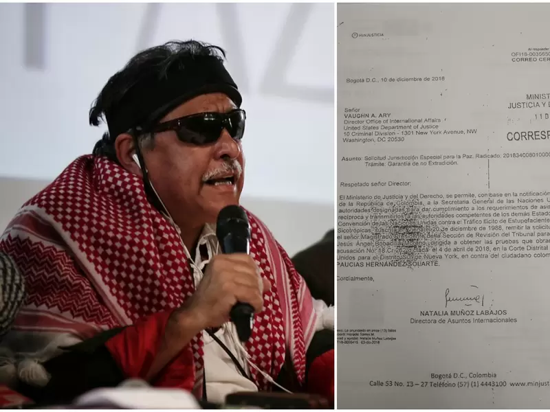 Jesús Santrich y la carta que no llegó a su destino en Estados Unidos