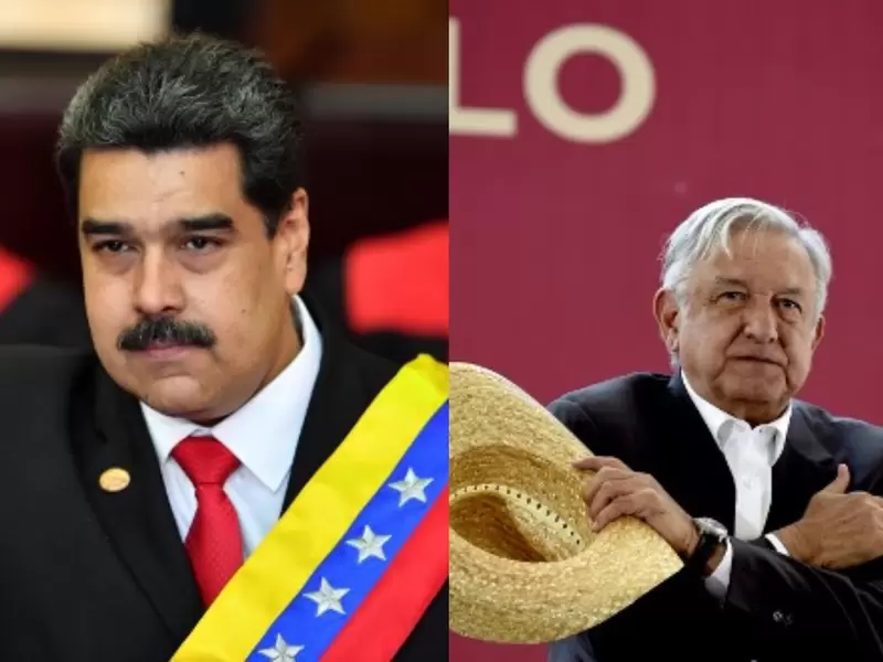 Nicolás Maduro y Andrés López Obrador