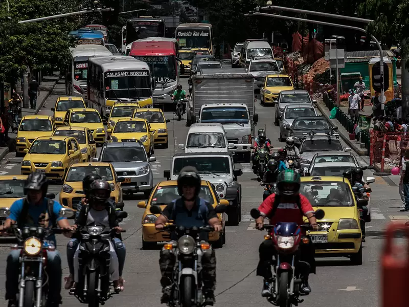 La Avenida Oriental, en Medellín