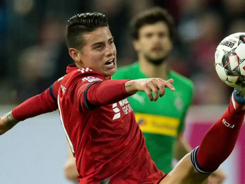 James Rodríguez, jugador del Bayern Múnich