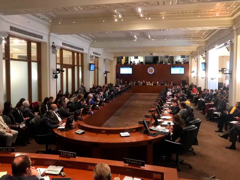 La OEA reunida en Washington