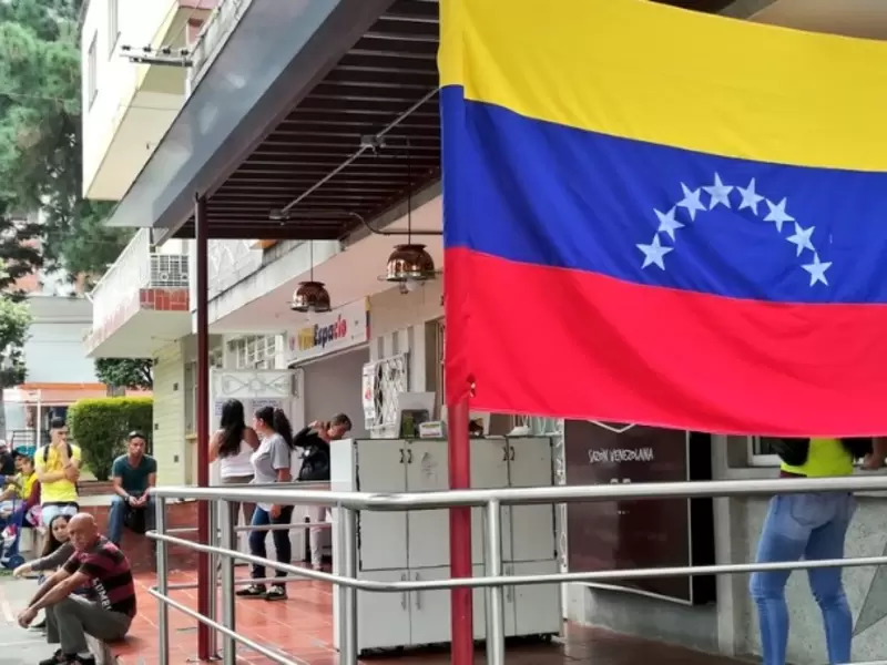 son cerca de 800 venezolanos quienes recibían alimento.