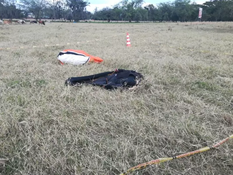 Muere extranjero cuando practicaba parapente en el norte del Valle del Cauca.