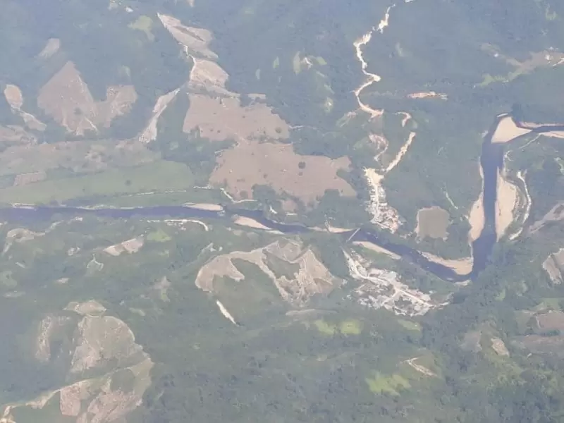 Zona afectada por atentado a Oleoducto en el Catatumbo