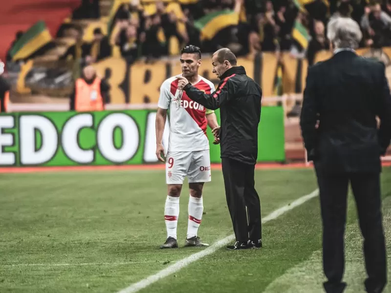 Falcao y Jardim, delantero y DT del Mónaco Falcao y Jardim, delantero y DT del Mónaco