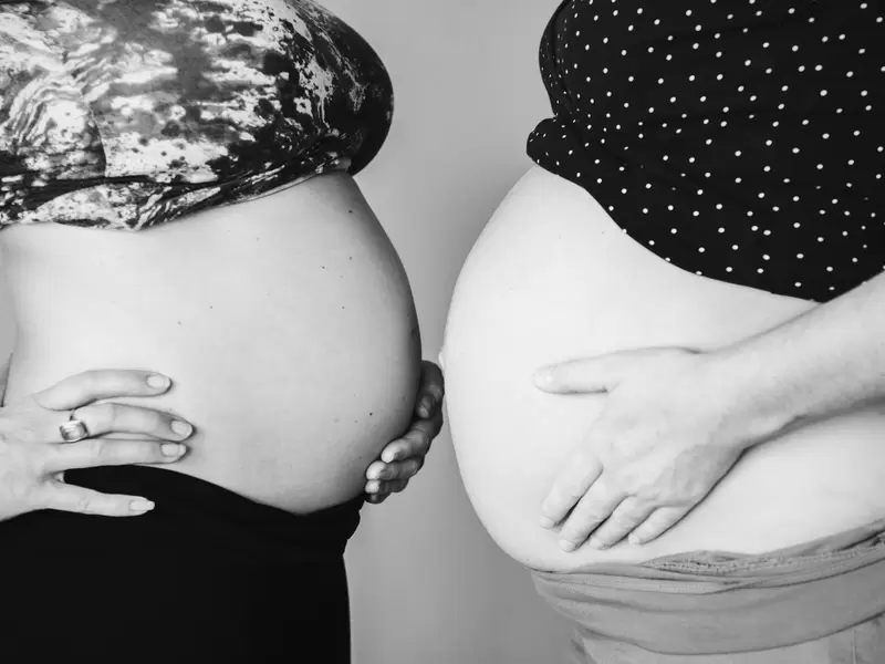 Mujeres embarazadas en Colombia.