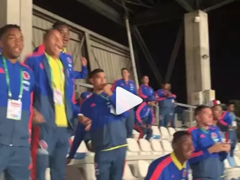 La sub 20 de Colombia celebra su paso al Mundial de Polonia La sub 20 de Colombia celebra su paso al Mundial de Polonia