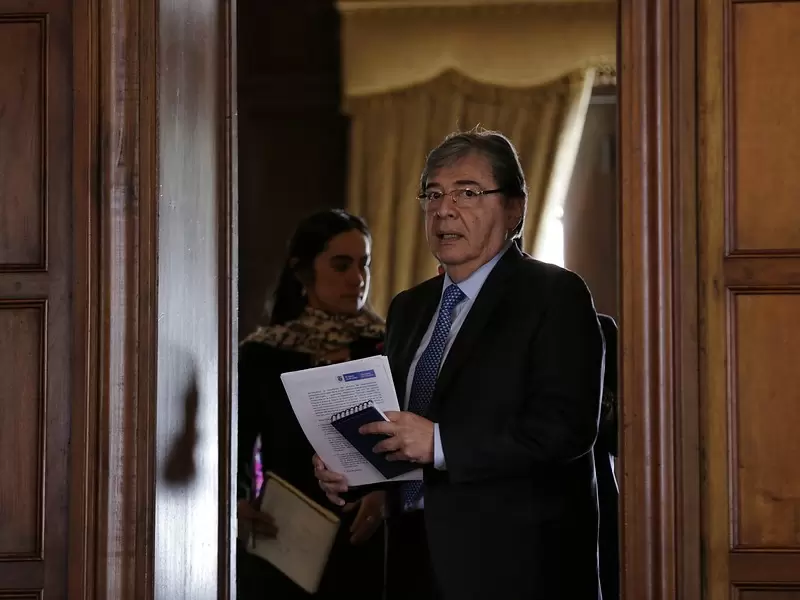 El canciller Carlos Holmes Trujillo