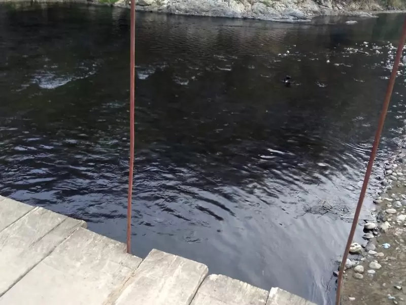 Zona afectada por derrame de crudo luego de atentado a Oleoducto
