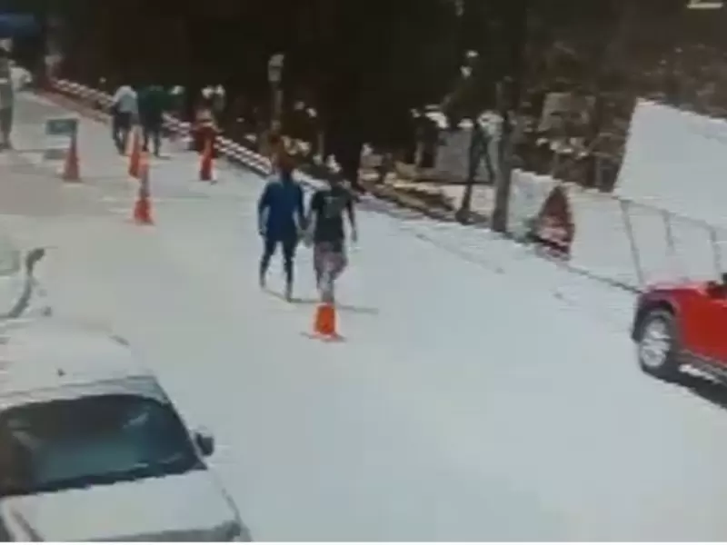 Momento del ataque a agentes de la Polfa, en Arauca