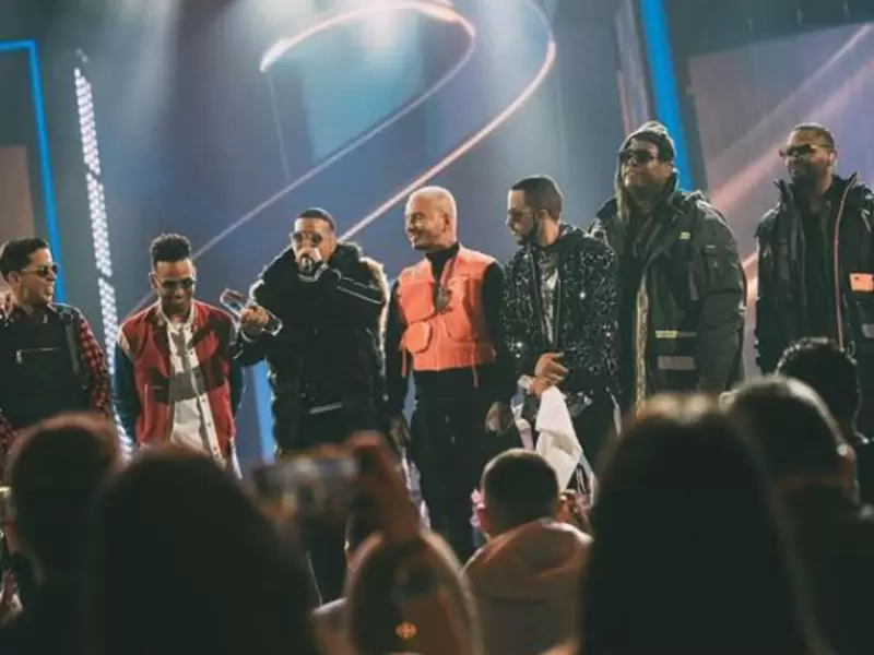 Daddy Yankee y J Balvin en Premios Lo Nuestro