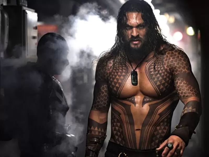 Jason Momoa como Aquaman Jason Momoa como Aquaman