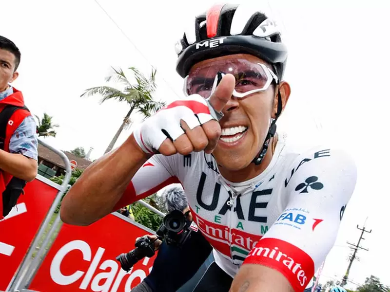 Sebastián Molano, ganador de la tercera etapa del Tour Colombia 2.1
