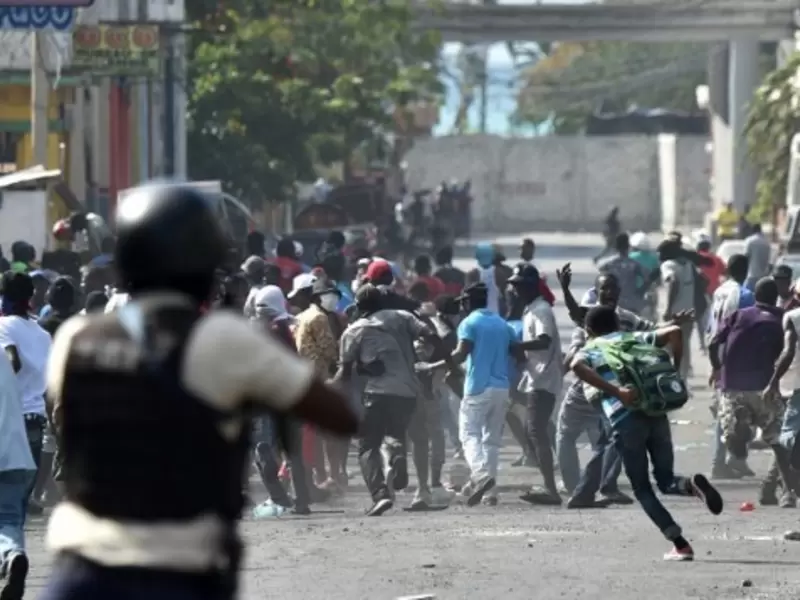 protestas en Haiti