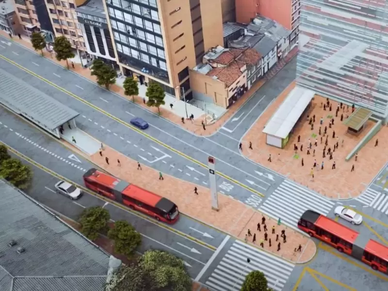 Transmilenio por la Séptima, un proyecto que suscitó gran debate en el país.
