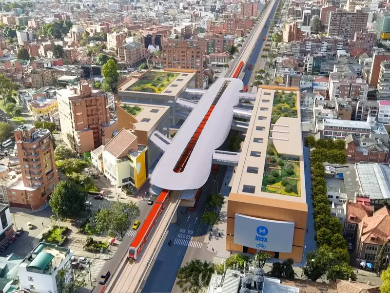 Render metro de Bogotá, que se adjudicará por 20 años
