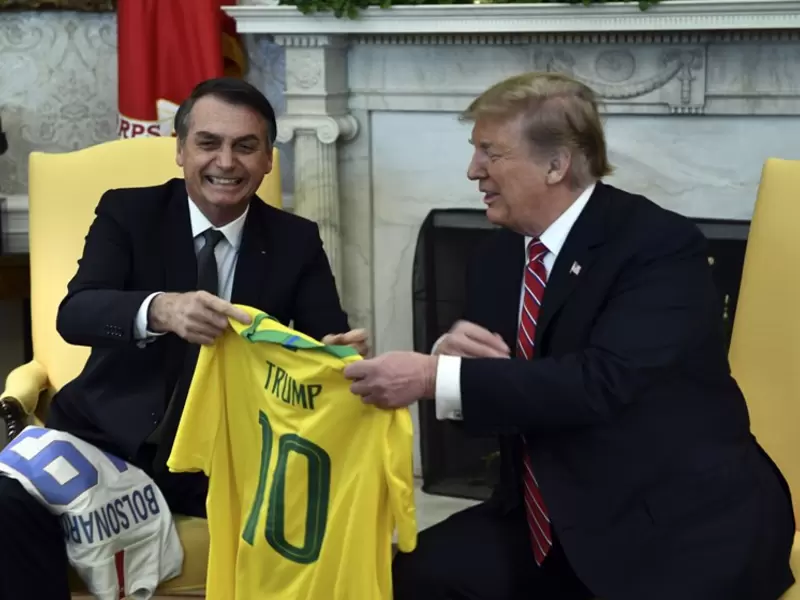 Jair Bolsonaro y Donald Trump.