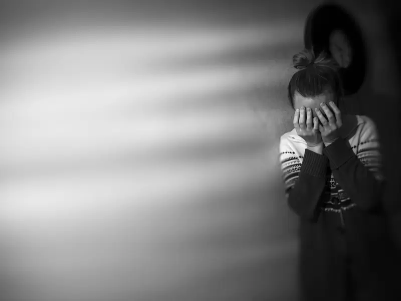 Mujer víctima de violencia o abuso
