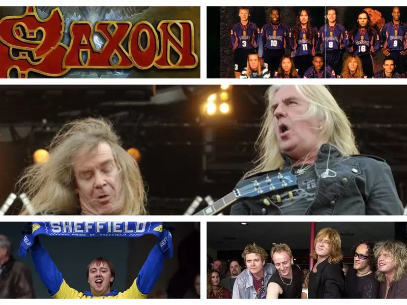 El fútbol y el metal inglés... Una sola pasión