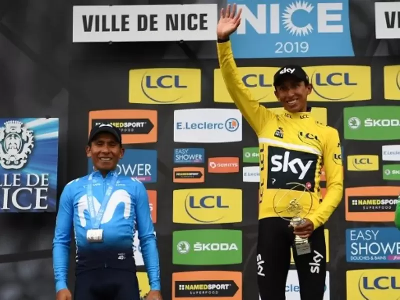 Egan Bernal y Nairo Quintana