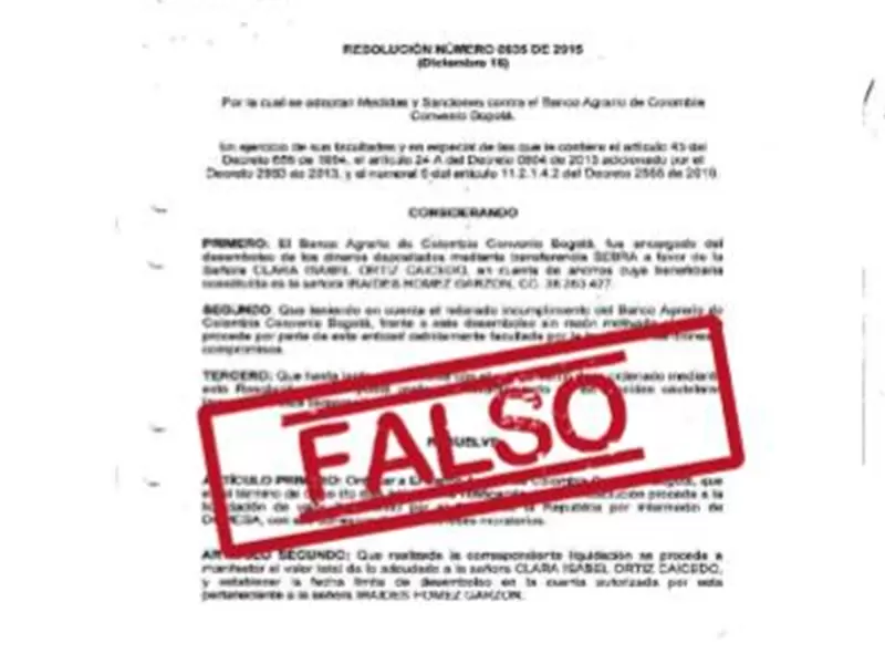 Una de las modalidades de estafa dada a conocer por la Superfinanciera