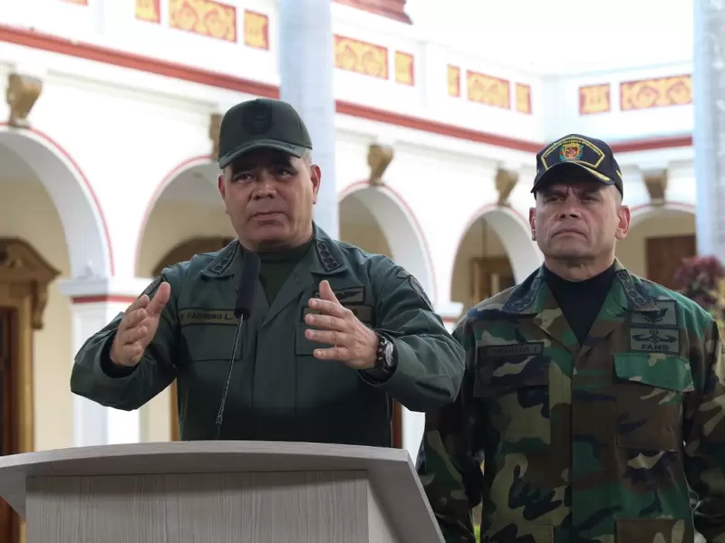 Vladimir Padrino en una declaración
