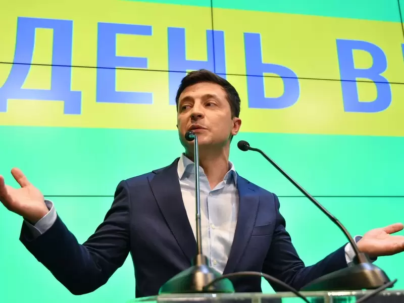 Volodymyr Zelensky, presidente electo de Ucrania Volodymyr Zelensky, presidente electo de Ucrania