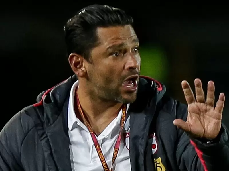 Santa Fe · Gerardo Bedoya Gerardo Bedoya no ocultó su satisfacción por la victoria de Santa Fe ante Huila