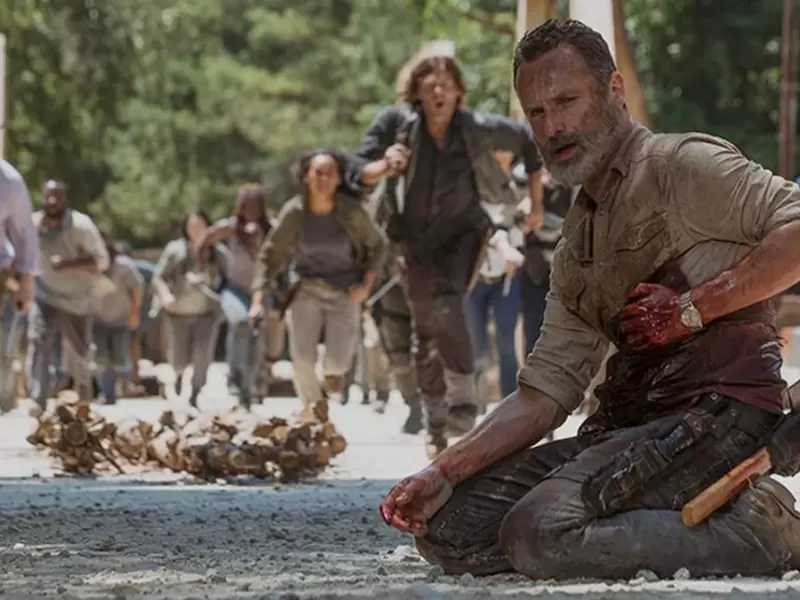 Escena de la serie The Walking Dead Escena de la serie The Walking Dead