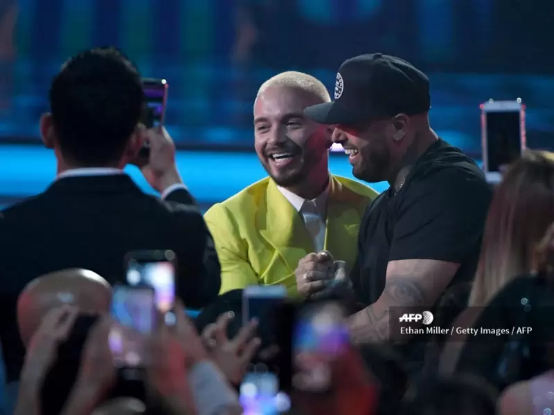 J Balvin en los Premios Billboards 2019