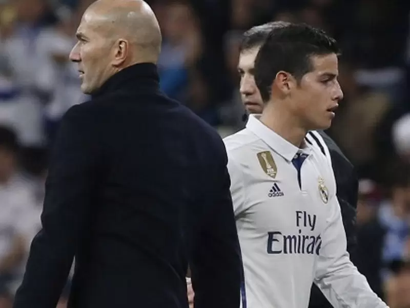 Zidane y James Rodríguez