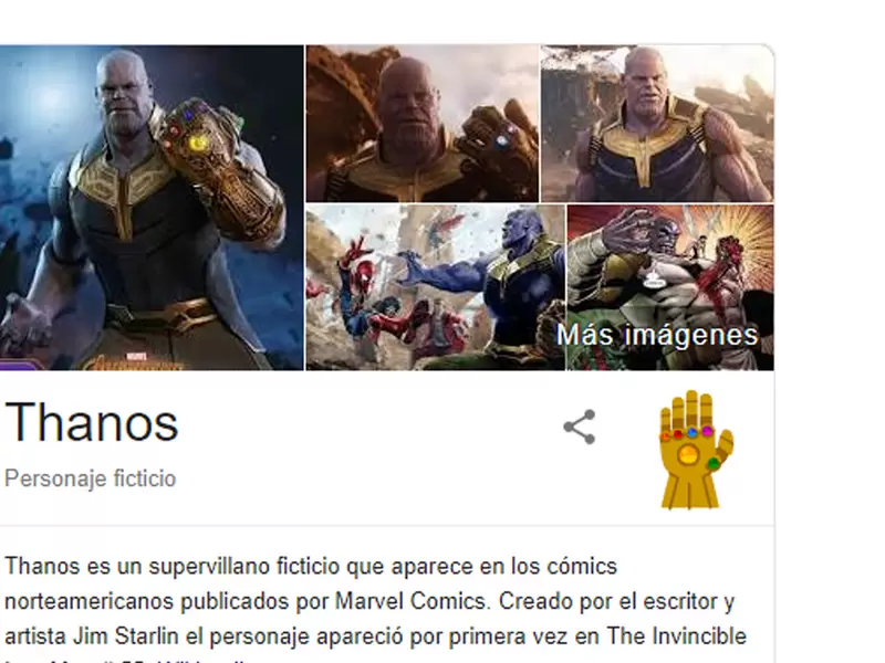 El personaje causó furor en Google