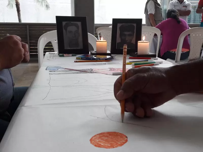 Víctimas del conflicto.