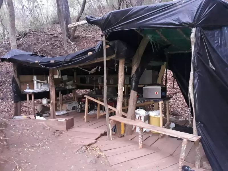 Ejército destruyó laboratorio de de cocaína del ELN